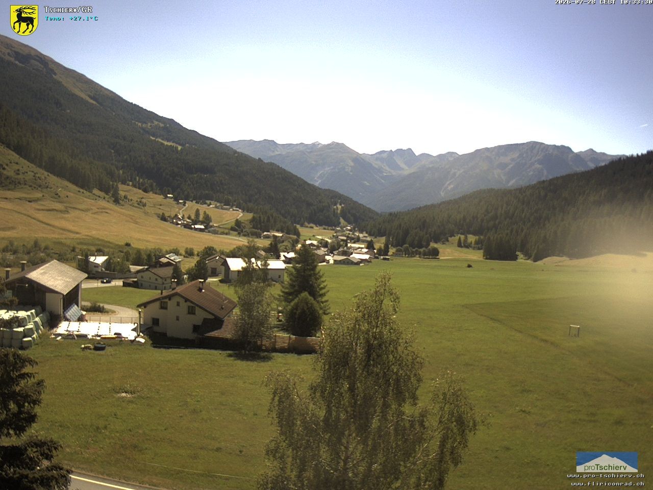Archiv Foto Webcam Dorf Tschierv