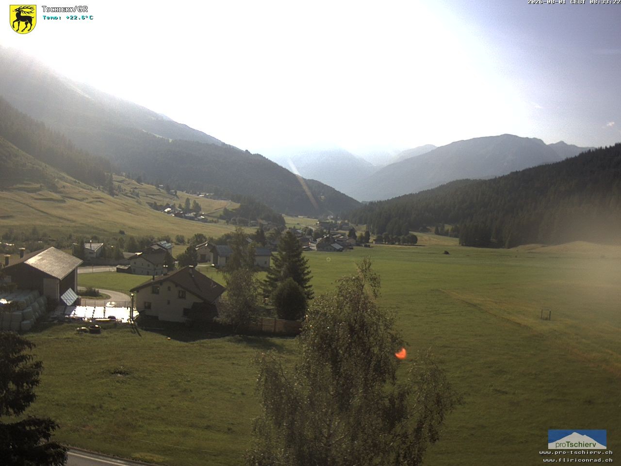 Archiv Foto Webcam Dorf Tschierv