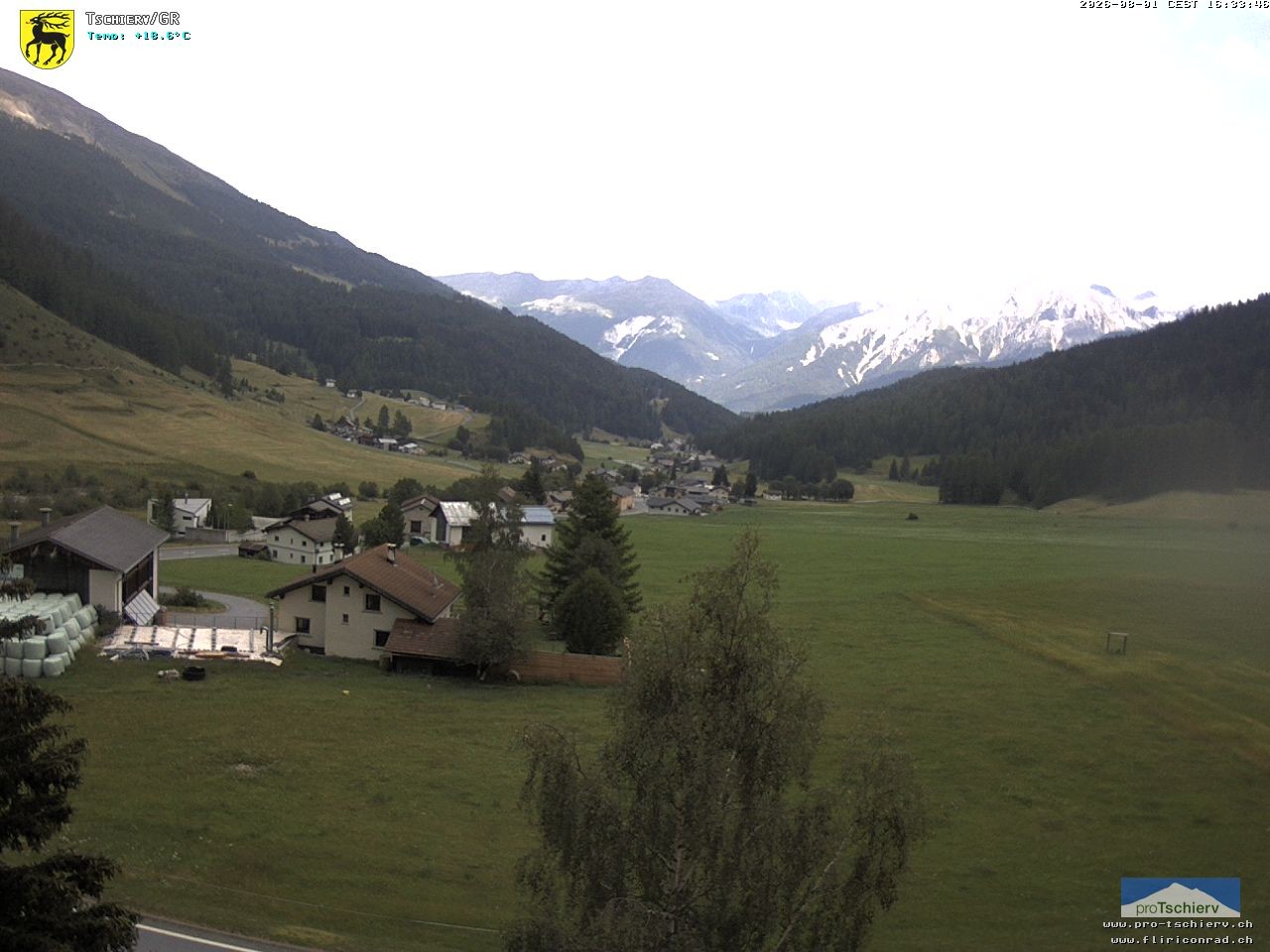 Archiv Foto Webcam Dorf Tschierv