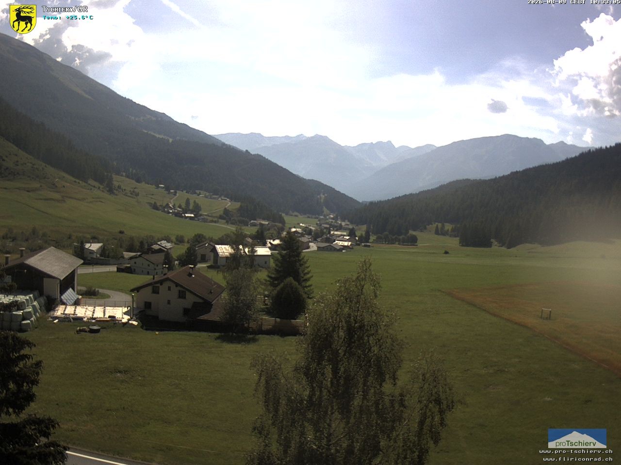 Archiv Foto Webcam Dorf Tschierv
