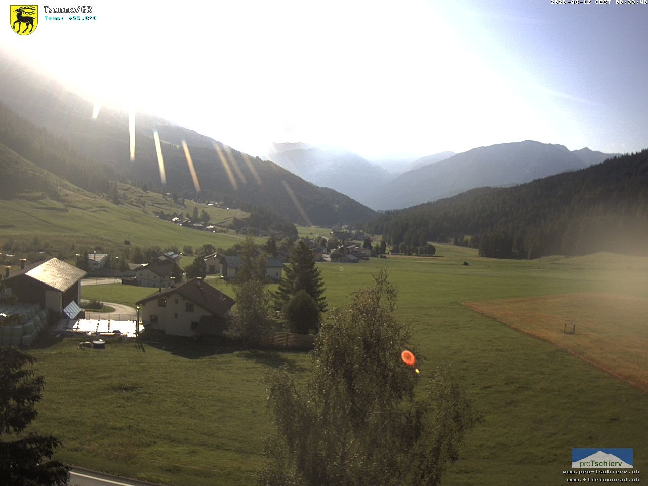 Archiv Foto Webcam Dorf Tschierv