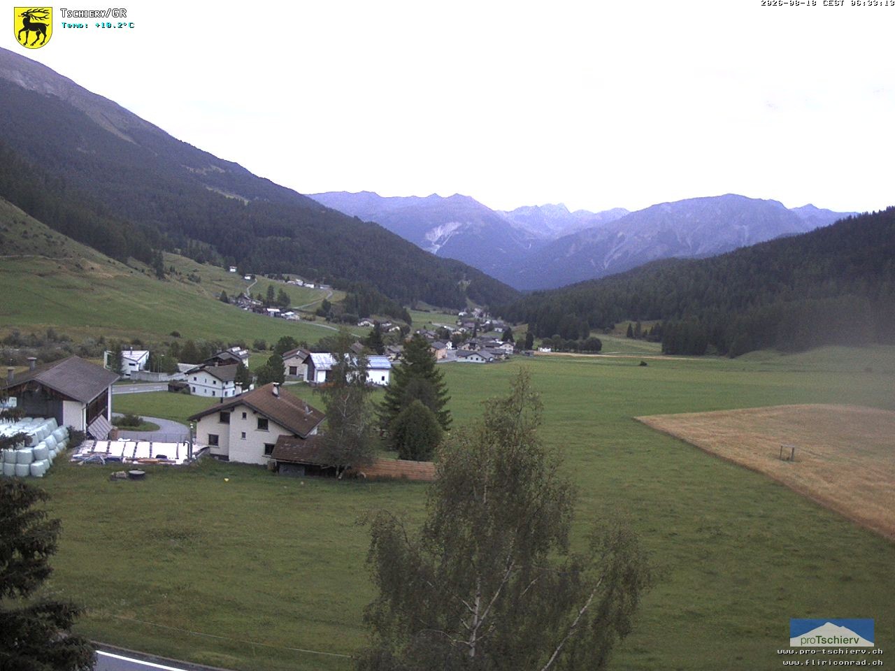 Archiv Foto Webcam Dorf Tschierv