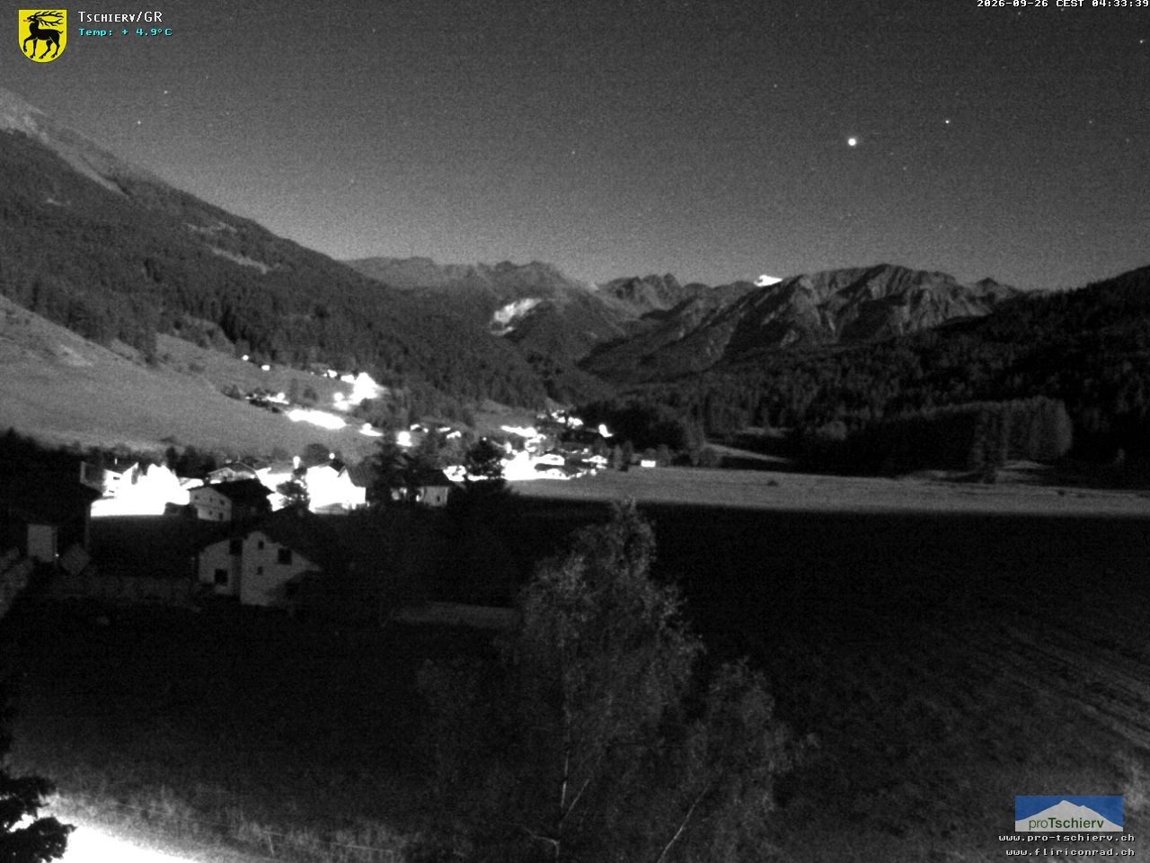Archiv Foto Webcam Dorf Tschierv