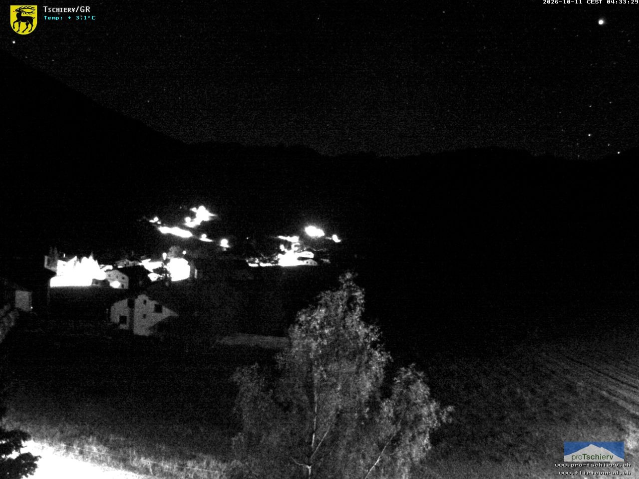 Archiv Foto Webcam Dorf Tschierv