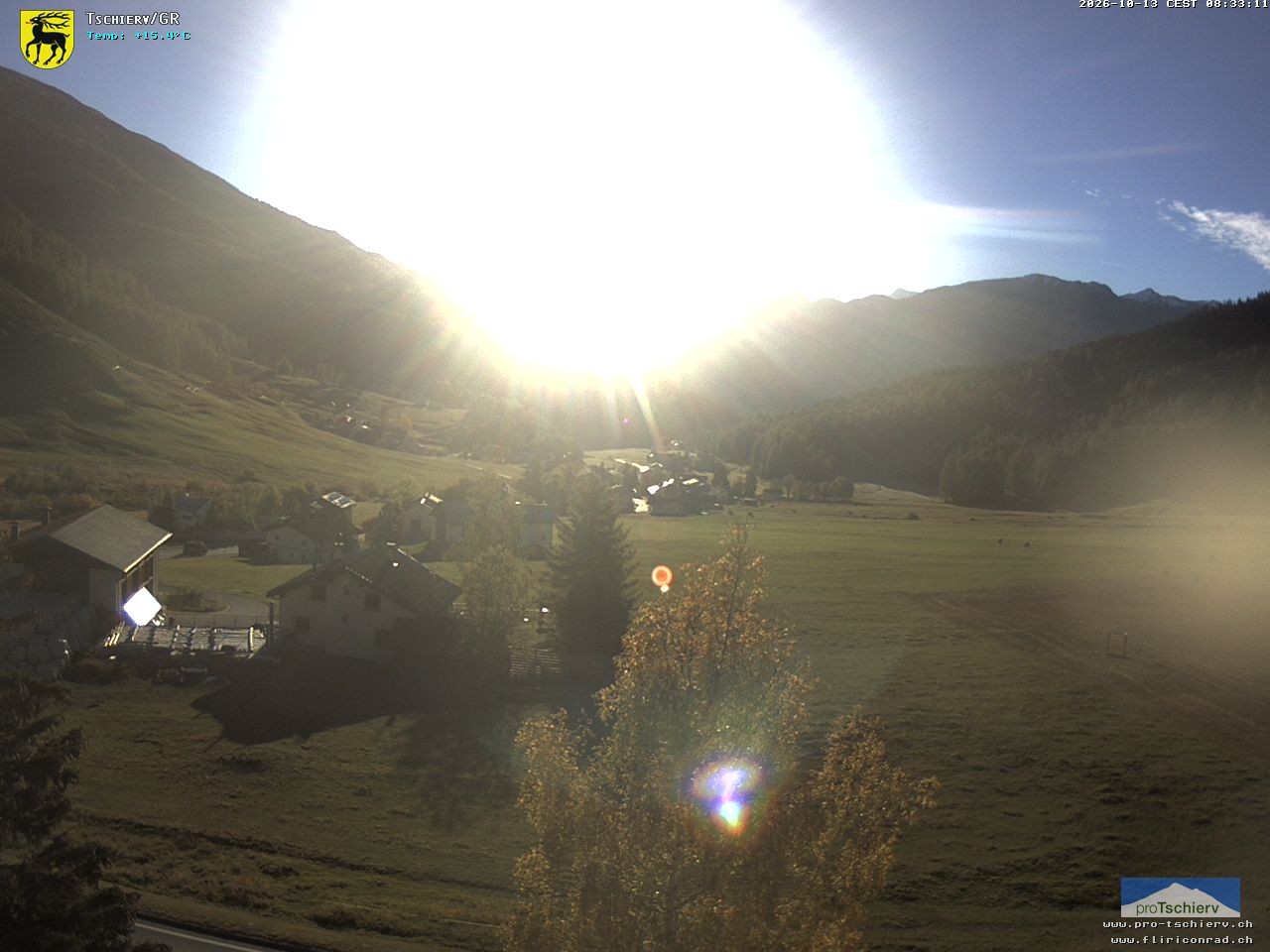 Archiv Foto Webcam Dorf Tschierv