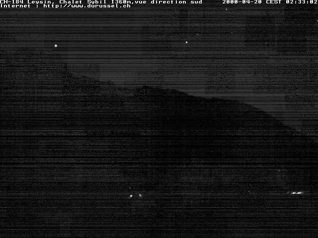 Archiv Foto Webcam Chalet Sybil, Blick südöstliche Richtung