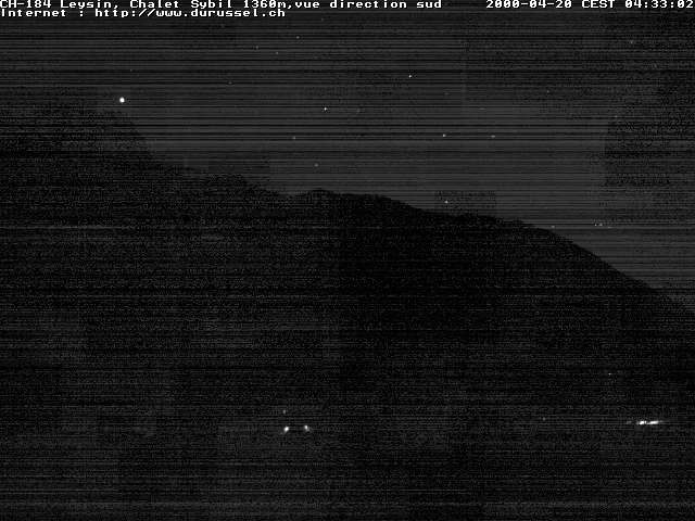 Archiv Foto Webcam Chalet Sybil, Blick südöstliche Richtung