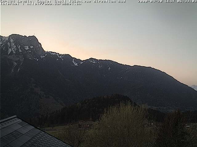 Archiv Foto Webcam Chalet Sybil, Blick südöstliche Richtung