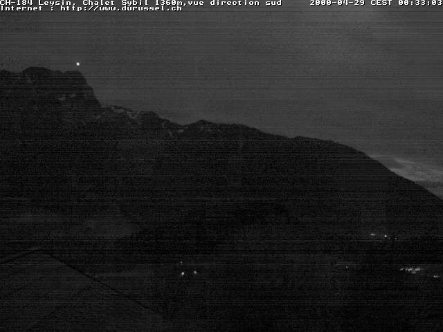 Archiv Foto Webcam Chalet Sybil, Blick südöstliche Richtung