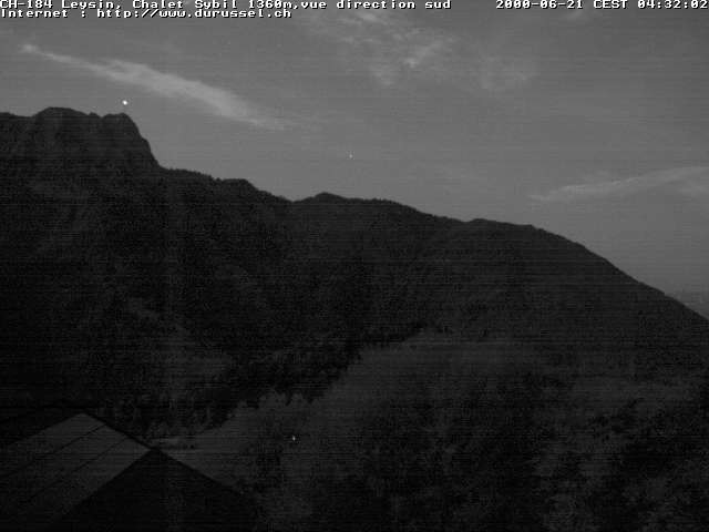 Archiv Foto Webcam Chalet Sybil, Blick südöstliche Richtung
