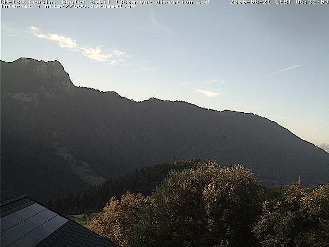 Archiv Foto Webcam Chalet Sybil, Blick südöstliche Richtung