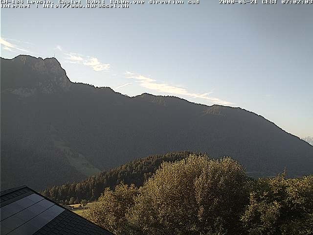 Archiv Foto Webcam Chalet Sybil, Blick südöstliche Richtung