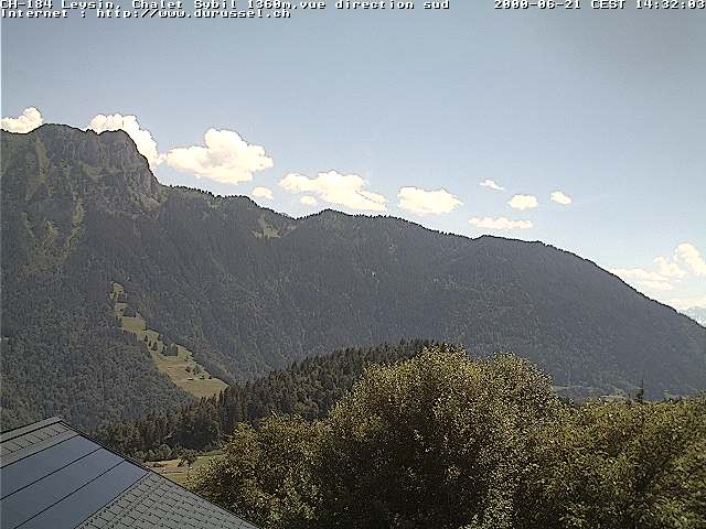 Archiv Foto Webcam Chalet Sybil, Blick südöstliche Richtung