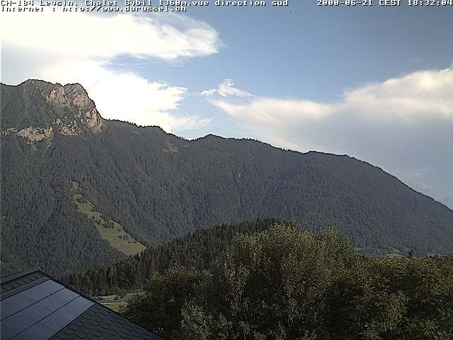 Archiv Foto Webcam Chalet Sybil, Blick südöstliche Richtung