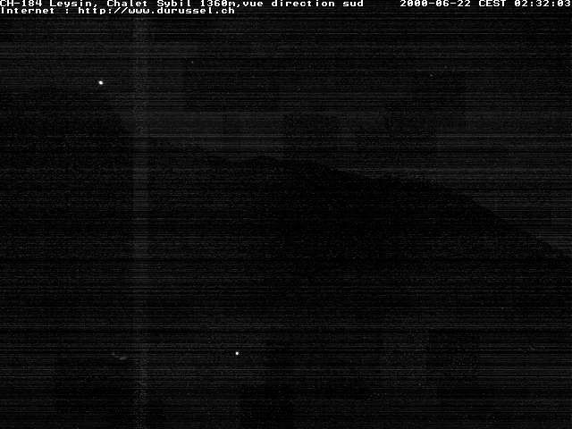 Archiv Foto Webcam Chalet Sybil, Blick südöstliche Richtung