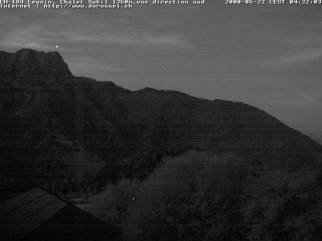 Archiv Foto Webcam Chalet Sybil, Blick südöstliche Richtung