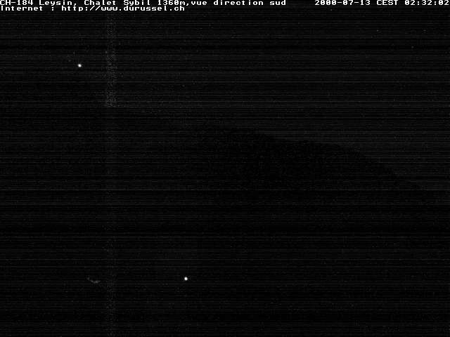 Archiv Foto Webcam Chalet Sybil, Blick südöstliche Richtung