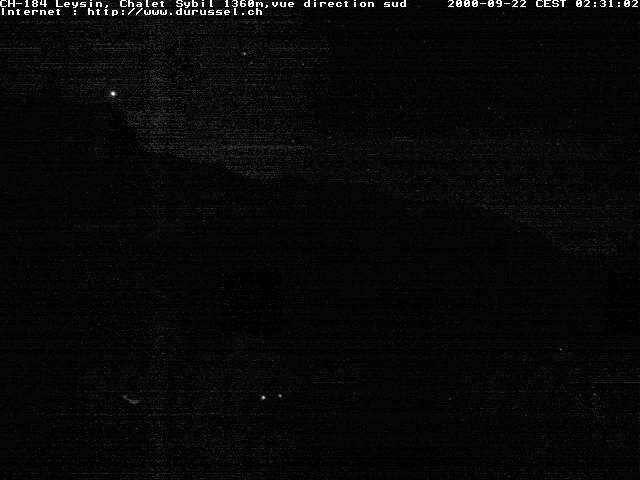 Archiv Foto Webcam Chalet Sybil, Blick südöstliche Richtung