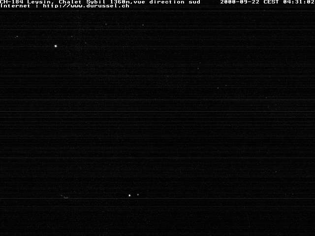 Archiv Foto Webcam Chalet Sybil, Blick südöstliche Richtung