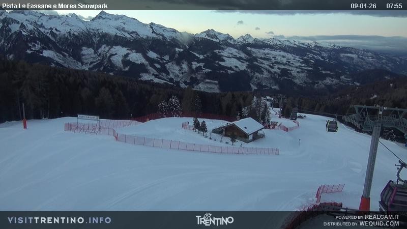 Archiv Foto Webcam Sessellift Alpe di Lusia, Trentino