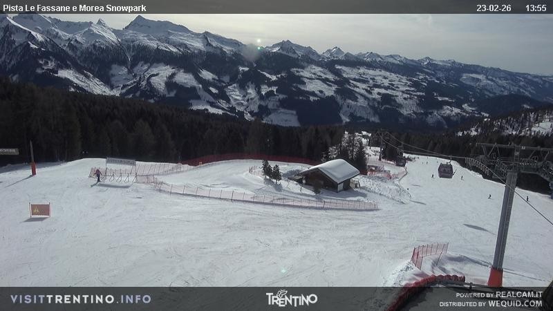 Archiv Foto Webcam Sessellift Alpe di Lusia, Trentino