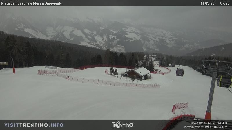 Archived image Webcam chairlift alp Lusia, Trentino