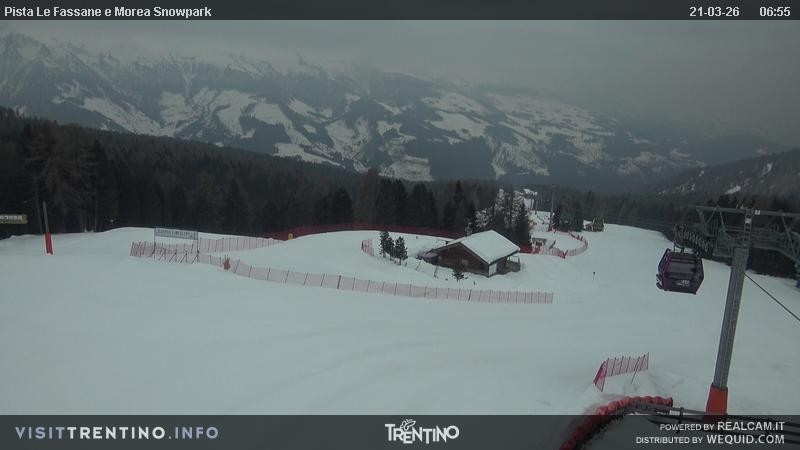 Archiv Foto Webcam Sessellift Alpe di Lusia, Trentino