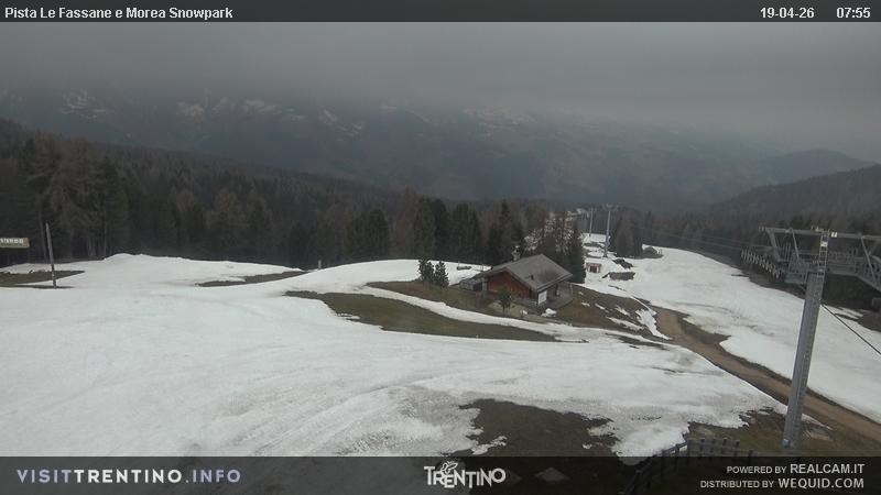 Archiv Foto Webcam Sessellift Alpe di Lusia, Trentino