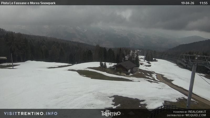 Archiv Foto Webcam Sessellift Alpe di Lusia, Trentino