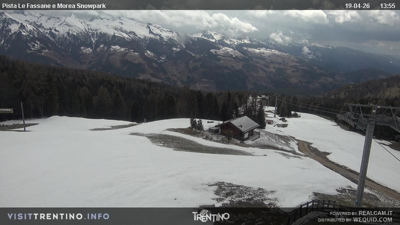 Archiv Foto Webcam Sessellift Alpe di Lusia, Trentino