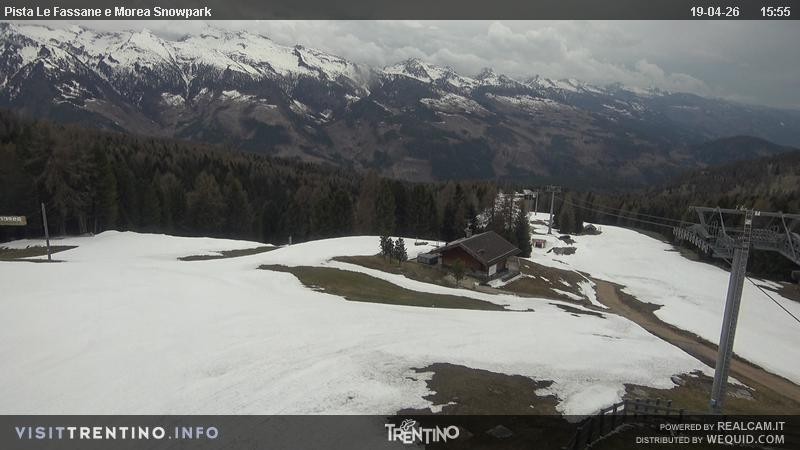 Archiv Foto Webcam Sessellift Alpe di Lusia, Trentino