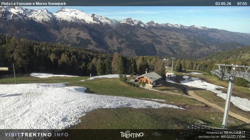 Archiv Foto Webcam Sessellift Alpe di Lusia, Trentino