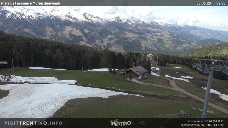Archived image Webcam chairlift alp Lusia, Trentino