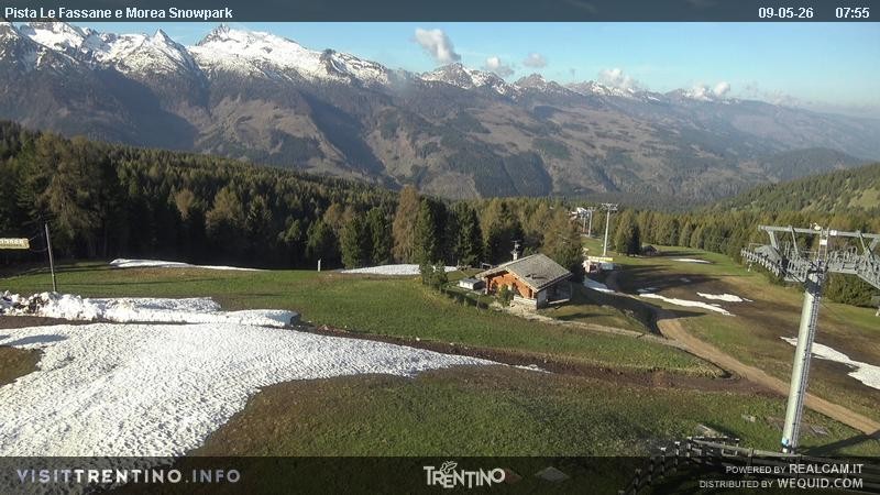 Archiv Foto Webcam Sessellift Alpe di Lusia, Trentino