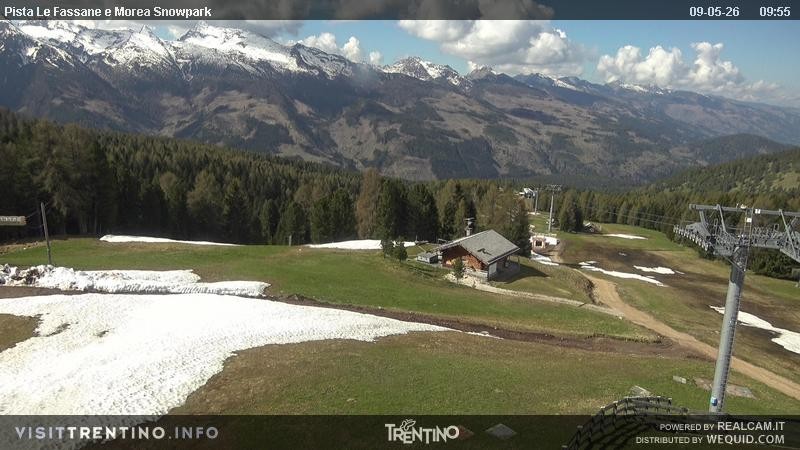 Archiv Foto Webcam Sessellift Alpe di Lusia, Trentino