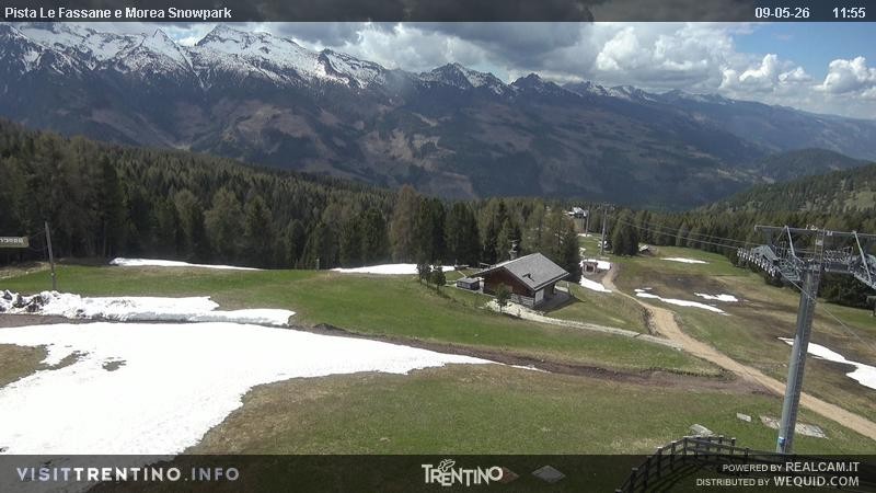 Archiv Foto Webcam Sessellift Alpe di Lusia, Trentino