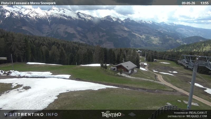 Archiv Foto Webcam Sessellift Alpe di Lusia, Trentino
