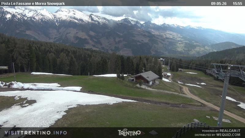 Archiv Foto Webcam Sessellift Alpe di Lusia, Trentino