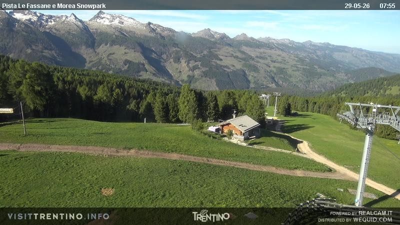 Archiv Foto Webcam Sessellift Alpe di Lusia, Trentino