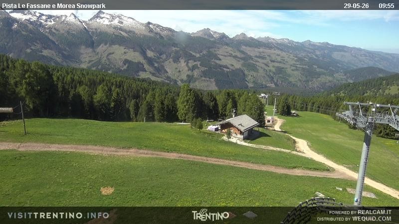 Archiv Foto Webcam Sessellift Alpe di Lusia, Trentino