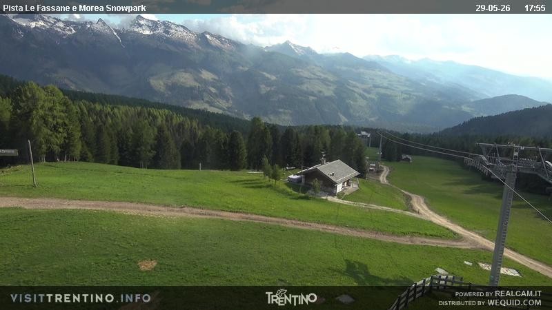 Archiv Foto Webcam Sessellift Alpe di Lusia, Trentino