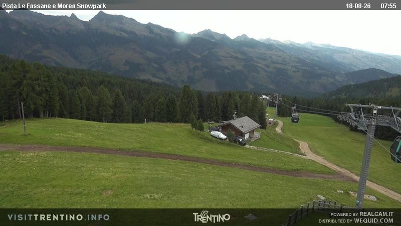 Archiv Foto Webcam Sessellift Alpe di Lusia, Trentino