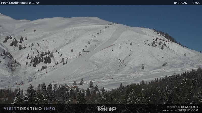 Archiv Foto Webcam Talstation Alpe di Lusia, Trentino