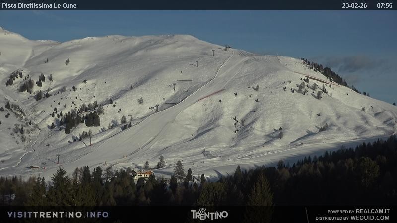 Archiv Foto Webcam Talstation Alpe di Lusia, Trentino