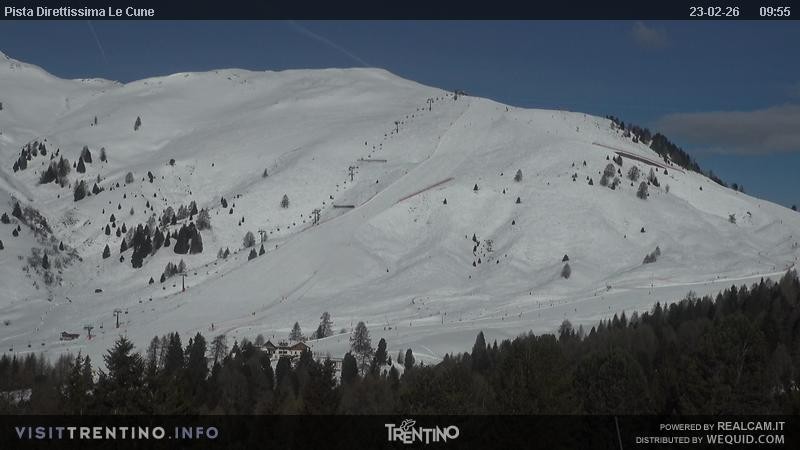 Archiv Foto Webcam Talstation Alpe di Lusia, Trentino