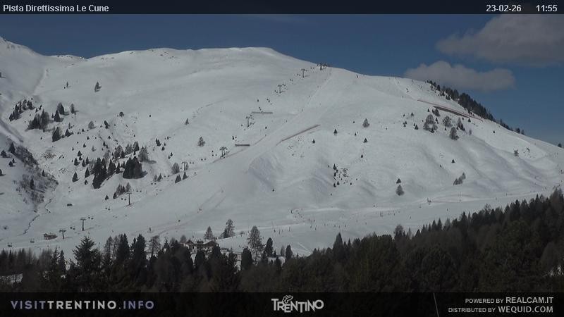 Archiv Foto Webcam Talstation Alpe di Lusia, Trentino