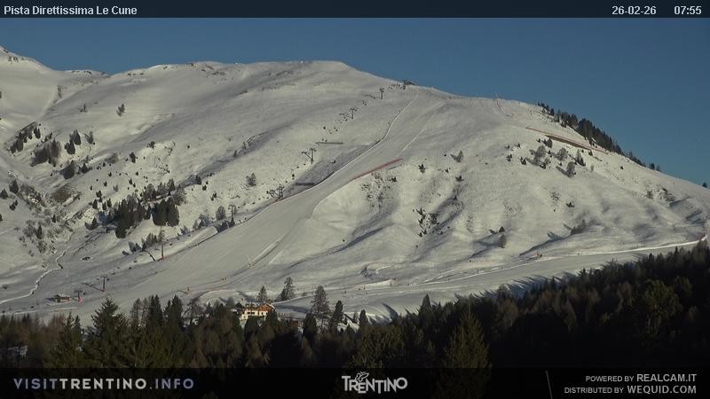 Archived image Webcam base station alp Lusia, Trentino