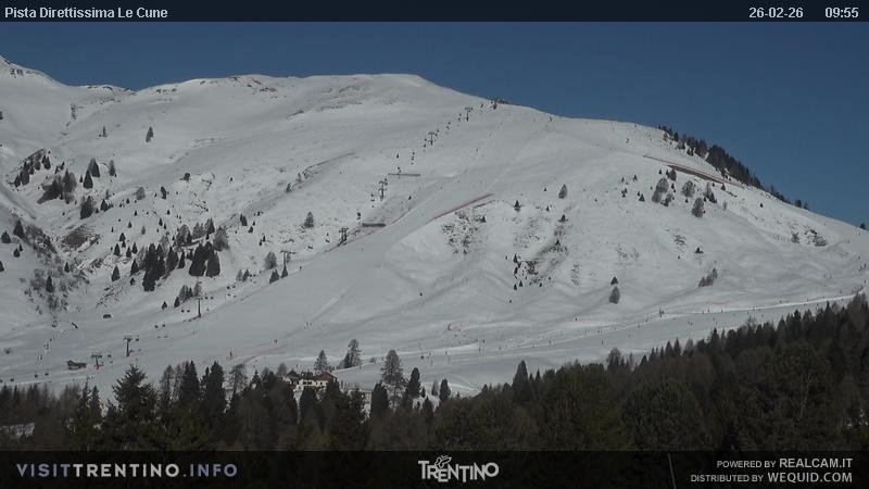 Archived image Webcam base station alp Lusia, Trentino