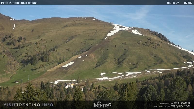 Archiv Foto Webcam Talstation Alpe di Lusia, Trentino