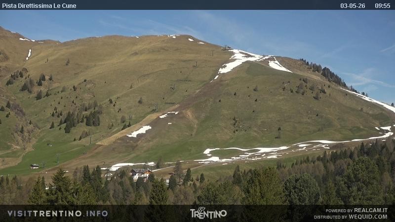 Archiv Foto Webcam Talstation Alpe di Lusia, Trentino